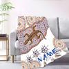 Spring Flowers Home Customize Your Name Blankets Comfortable Soft Lightweight Allseason Multipurpose Blanket For Picnics Sofas Offices Beds Living