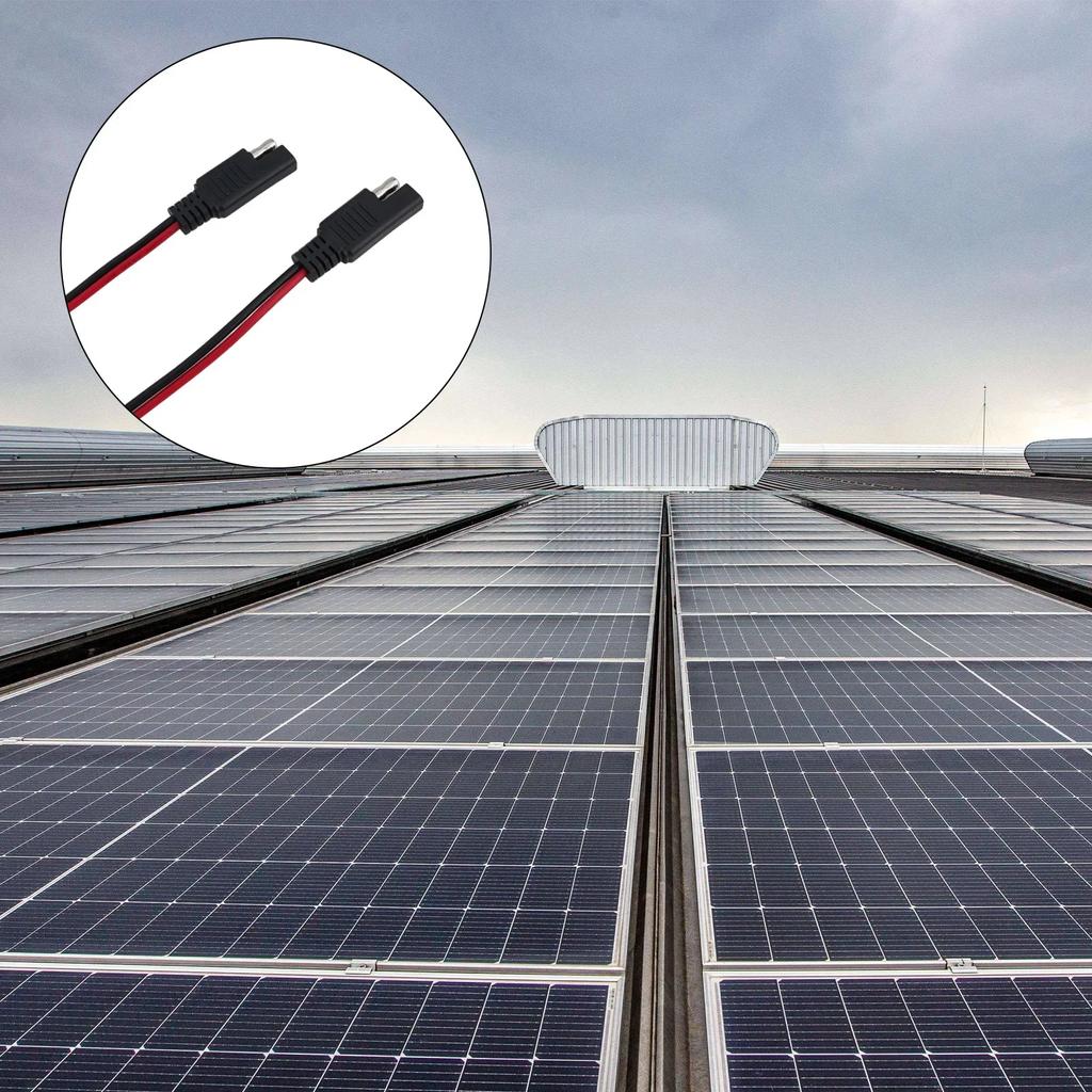 SAE Connector Extension Cable SAE Quick Connector Disconnect Plug SAE Cable Car Motorcycle SAE Extension Power Cord Accessories