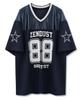 ZENDUST Glow Squad Football Jersey T-Shirt Navy
