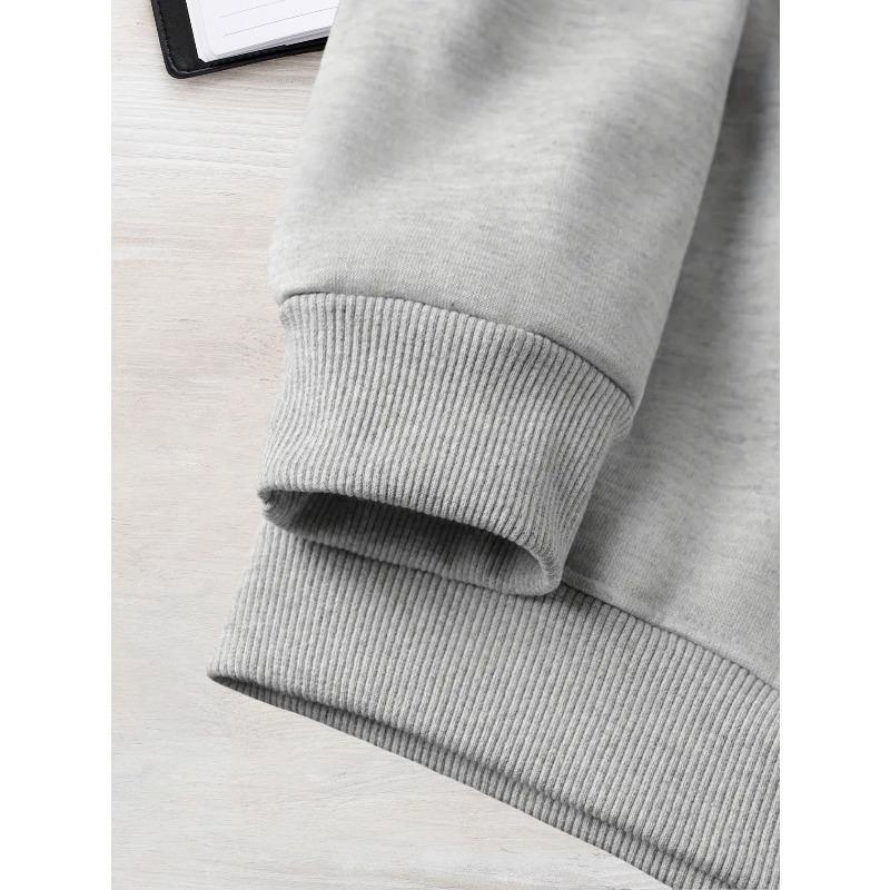 European sizes Kids' Crew Neck Sweatshirt | Comfortable and Casual, Perfect for Fall/Winter, Random Print, Suitable for Outdoor and Home Wear