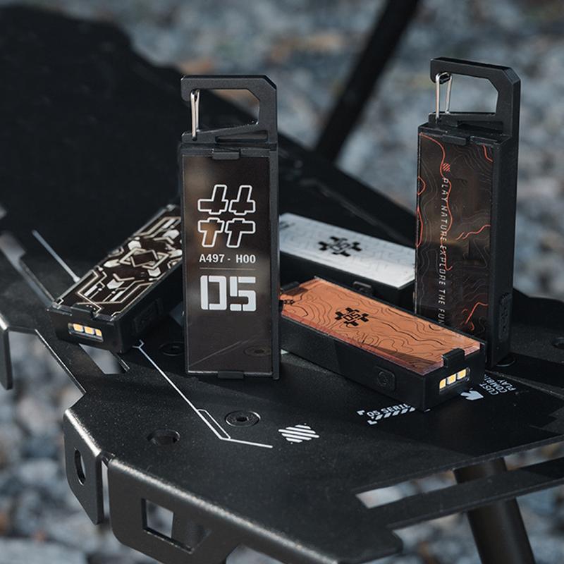 Clip Flashlight Magnetic Walking Flashlight Lightweight 8 Light Modes Jogging Clip Lights Portable For Outdoor Camping Fishing