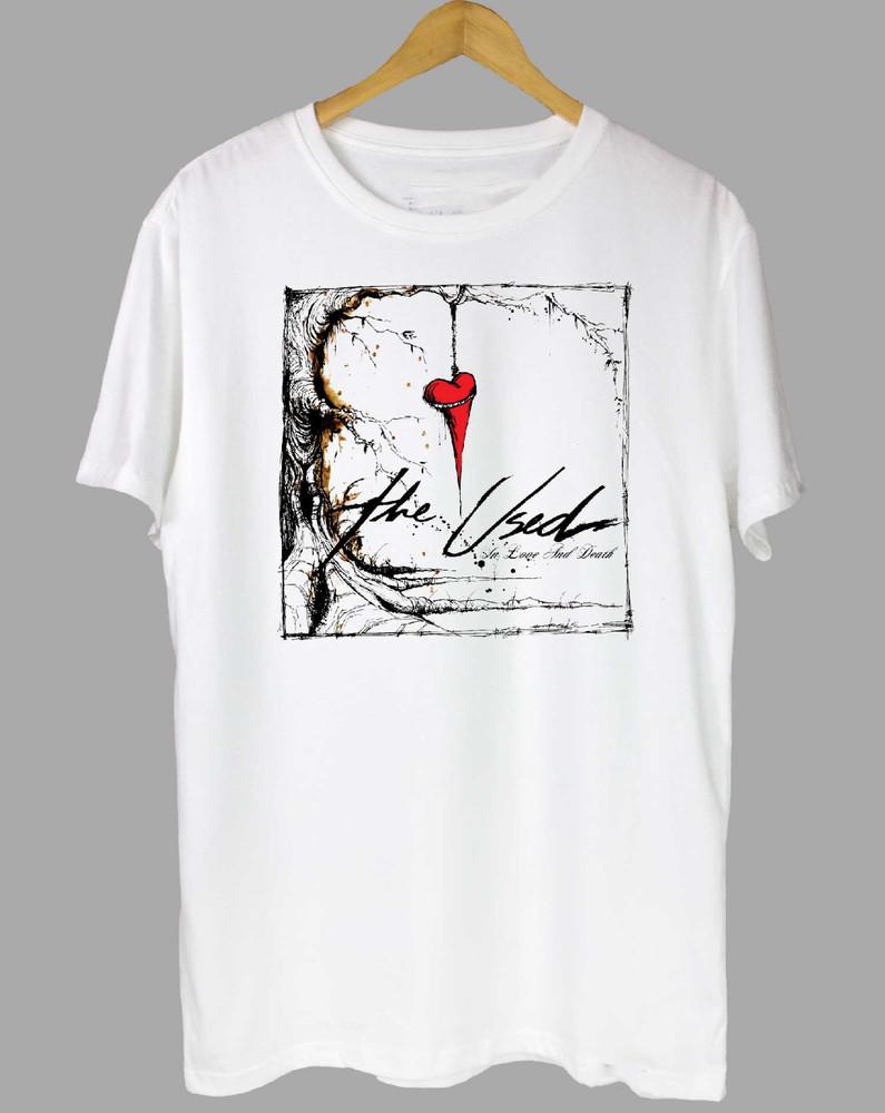 The Used - In Love & Death Band Gift For Fan T-shirt All Size S to 4XL Unisex T-Shirt XL