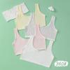Girls' Thin Cotton Training Bra for Elementary Students - Sports, Anti-Nipple Show, Early Development, Single Layer