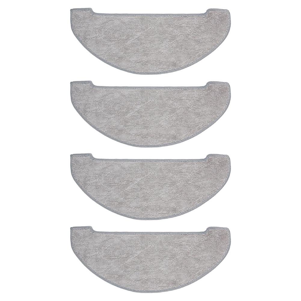 4 Pack Mop Cloth Replacement for Vexilar W9 Robot Vacuum Cleaner Microfiber Pads for Consistent and Hygienic Floor Cleaning