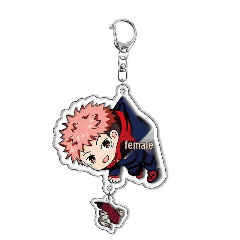 Jujutsu Kaisen Yuji Itadori Akrylowy Brelok do Plecaków