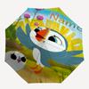 Custom Name Puffin Rock Theme Automatic Umbrella, Lightweight & Portable, 8 Rib, Perfect for Outdoor Travel, Birthdays, Christmas, Gifts.