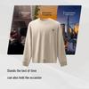 Men's Fleece Lined Round Neck Pullover Sweatshirt