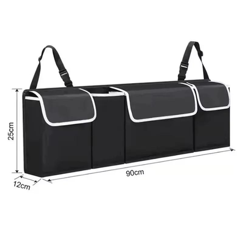

Car trunk organizer, rear seat storage bag, multifunctional high-capacity Oxford organizer for car seat backrests, car interior 1pc