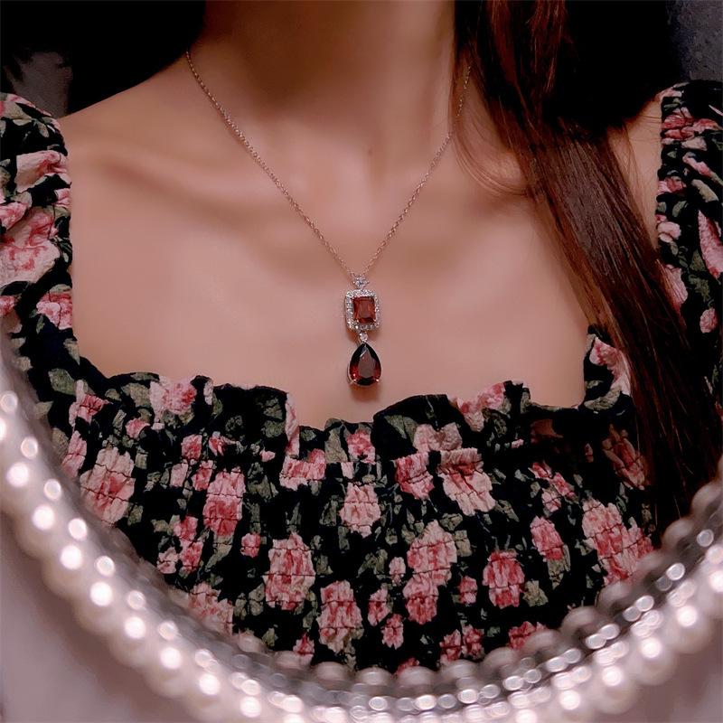 Elegant Tassel and Stud Earrings & Pendant Necklace Set for Brides