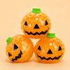 Halloween Pumpkin Shaped Stress Toy with Soft Beads for Sensory Play and Hand Exercise