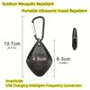 Portable USB-Charged Ultrasonic Mosquito Repellent for Outdoor Use by Children