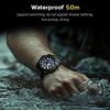 NORTH EDGE BLAZE Men's Watches Solar Power 316 stainless steel Case Quartz Watch For Men Pilot Sports Waterproof 50M Stopwatch
