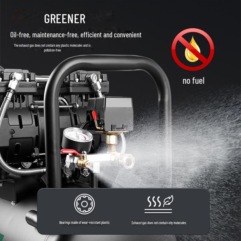 Green Forest Portable Silent Oil-Free High-Pressure Air Compressor