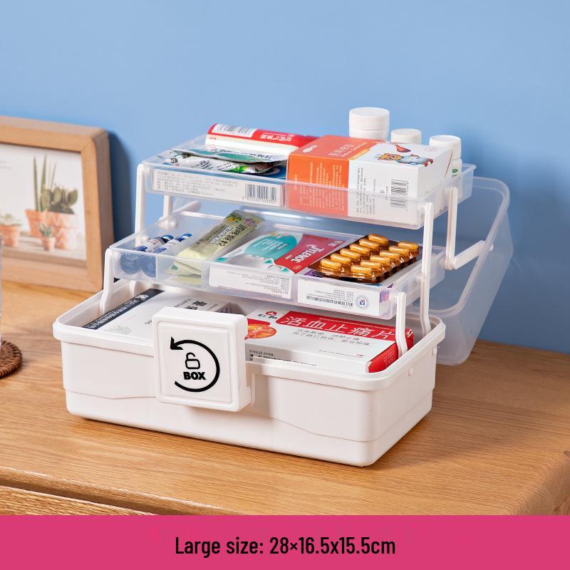 Family Medicine Storage Cabinet - Large Capacity First Aid Kit