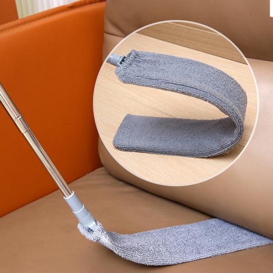 Gap Brush Duster with 3 Microfiber Clothes Adjustable Bendable Design Telescopic Rod Gap Brush