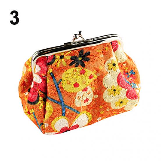 

Женская цветная монетница оранжевый