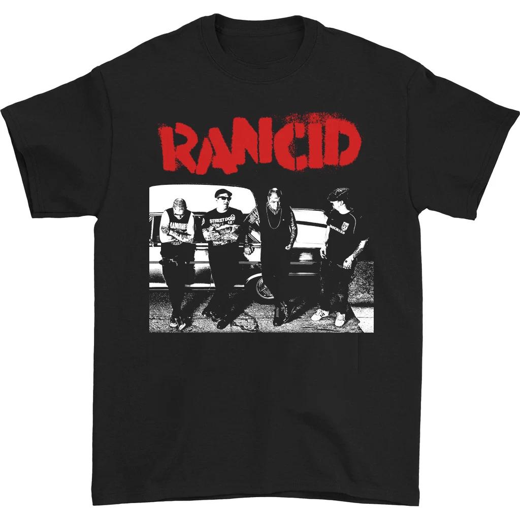 Men s and Women s T-shirts Rancid band poster black Short sleeve All Sizes S-5Xl XS