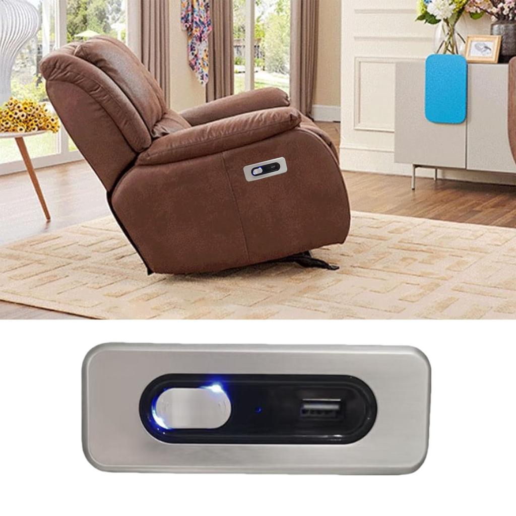 Manual Controllers for Electric Recliner Sofas and Lift Chairs 5V Straight 5 Pin Interfaces Sturdy ABS Materials