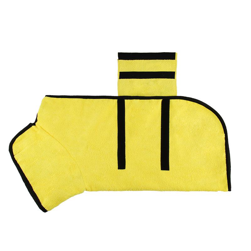Absorbent Pet Bathrobe Towel for Small, Medium, Large Dogs & Cats