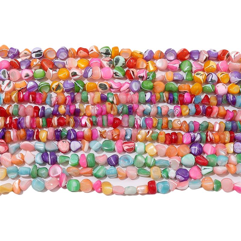 Natural Colored Irregular Freshwater Colored Horseshoe Shell Beads For DIY Necklace Bracelet Earrings Jewelry Making