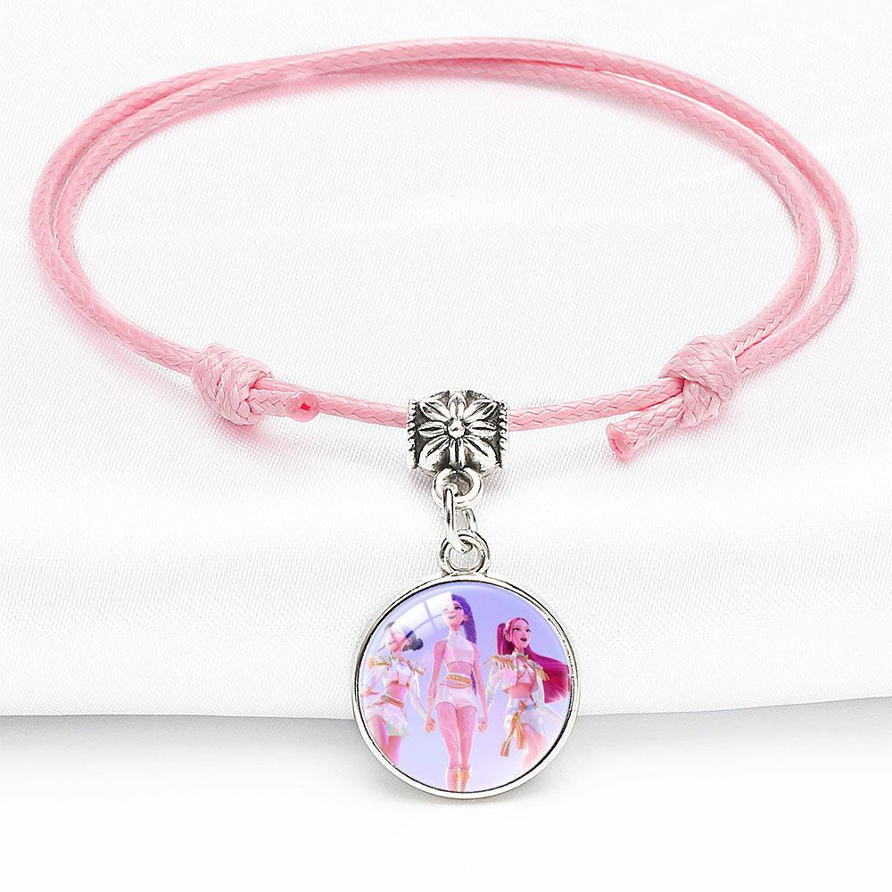 Многоцветная регулируемая ручная веревка Руми Зои Мира Хрустальный браслет 16mm