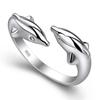 925 Silver Dolphin Ring Simplicity Fashion Exquisite Student Girlfriend Jewelry Accessories Wedding Party
