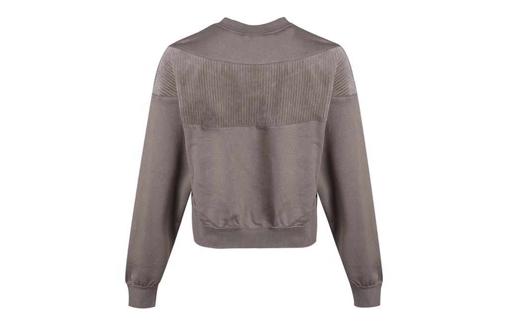 Nike Sweatshirts Women's Black Gray Crew Neck Moderate Regular CZ1877-040