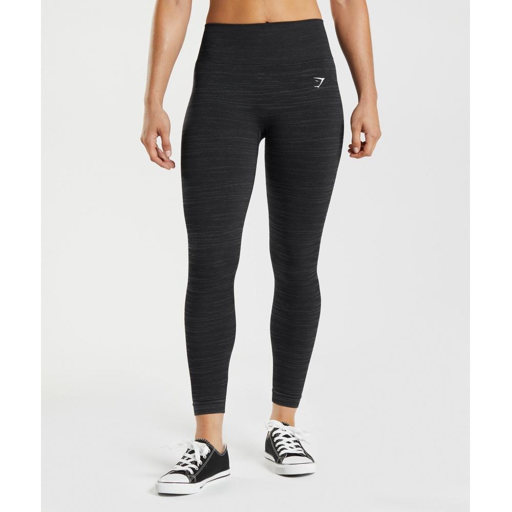 

Gymshark Адаптировать бесшовные леггинсы Marl черный дымчатый серый B3a5z Bbpn XS