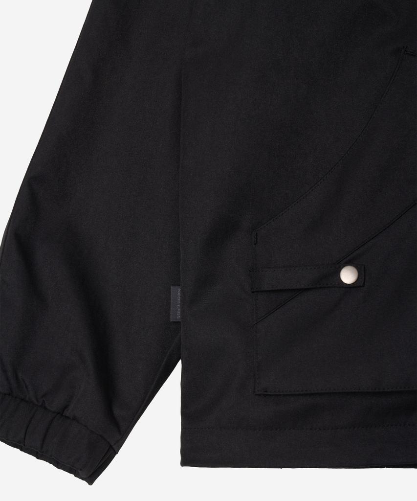 NODE LABS Dev:12 2Way Rivet Hooded Jacket_Black