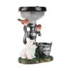 Resin Statues for Outdoor Climbing Garden Statue Patio Gardening Decorative Solar Animal Lights Home Outdoor Decoration
