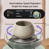 Continuously Variable Speed Professional Ceramic Machine Handmade Clay and Pottery Teaching Equipment Grey/Green Electric Pottery Machine