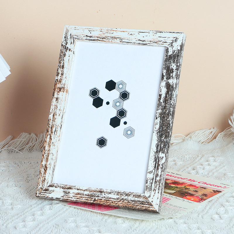 A4 & 12 Inch Minimalist Wood Photo Frame for Wall Hanging, Embroidery, or Painting Display; Also Available in 6 & 7 Inch for Tabletop Use