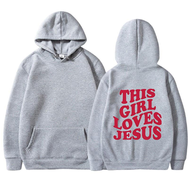 Personalized Printed Best-Selling Versatile Long Sleeve Loose Hoodie Spring Autumn Women'S Clothing