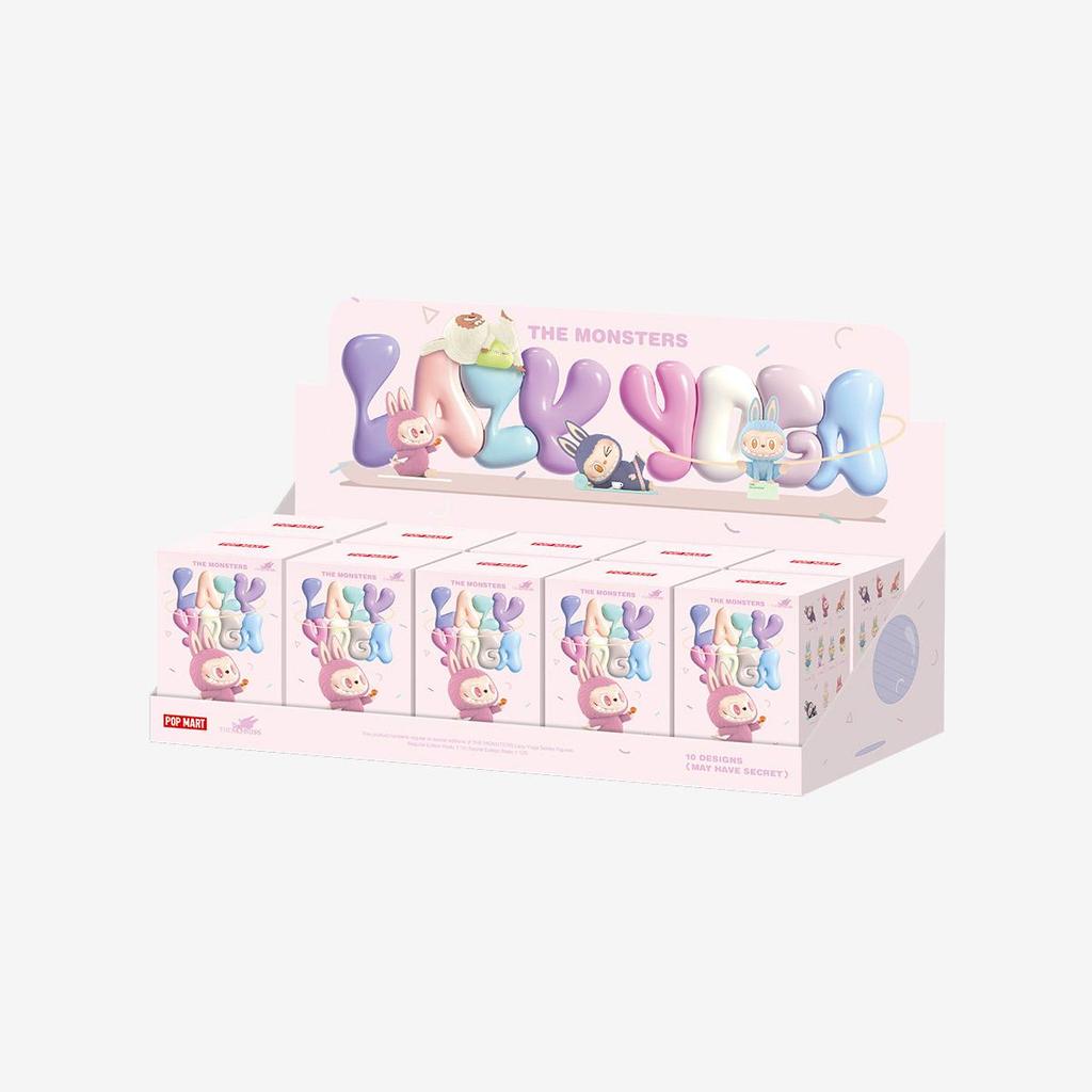 POP MART LABUBU THE MONSTERS Lazy Yoga Series Figurer Blindboks (Enkeltpakning / 10-delers sett)