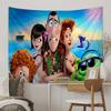 Pânză de fundal reutilizabilă Hotel Transylvania Pânză de fundal cu imprimeu de animale pentru decorarea petrecerii de ziua copiilor
