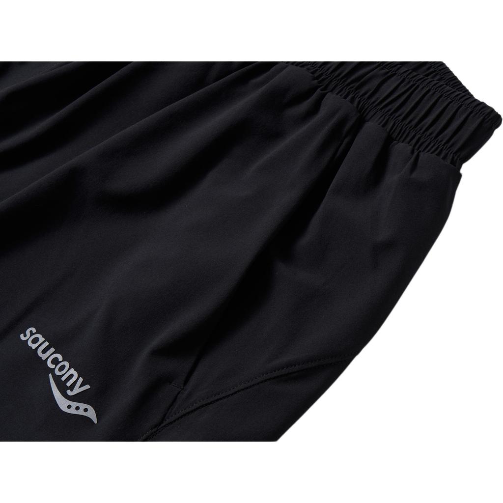 Saucony Letter Logo Two-In-One Running Sports Pants Men Pants Black SC2230119A-BK01