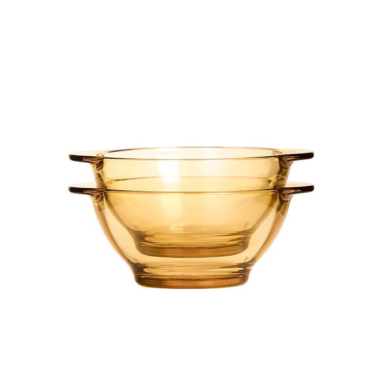 Pyrex Shiny Series Glass Double-Handled Bowl Set (2-Piece)