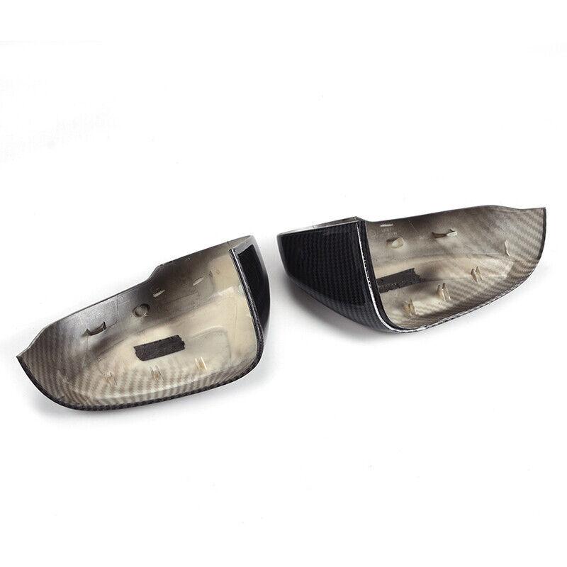 31402636 31402628 LHD For Volvo S60 2011-2018 Car Replacement Rearview Side Mirror Cover Wing Cap Door Trim ABS Carbon Fiber