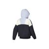 FILA Color Block Hooded Tennis Knit Jacket Women jackets Royal-Blue A11W413702FNV