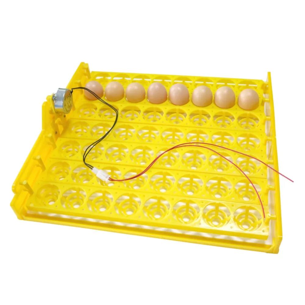 56 Eggs Incubator Turn Tray Chickens Ducks Poultry Automatically Brooder Turntable Turn Eggs Incubation Equipment