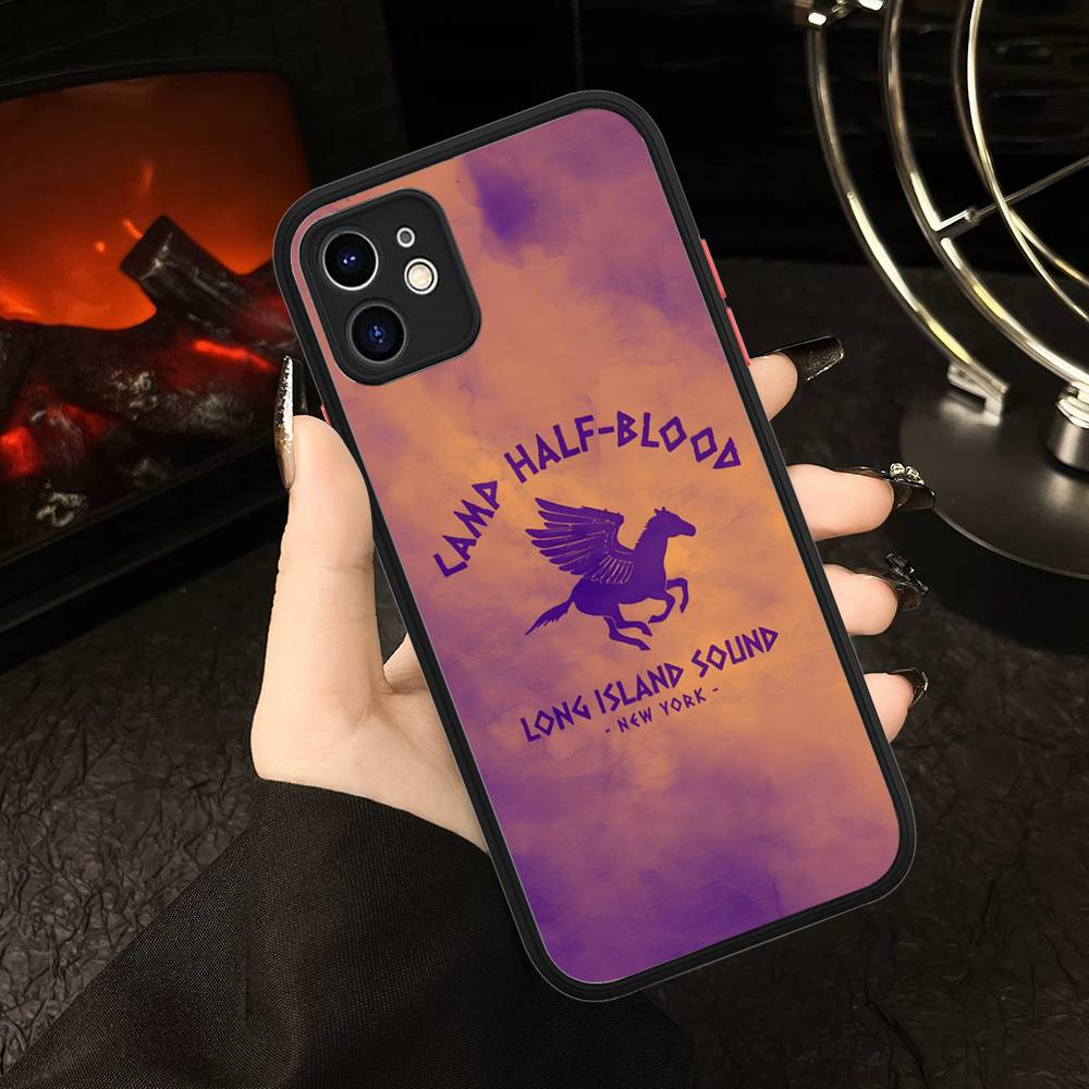 Camp Half-Blood Matt Transluzente Handyhülle Für Iphone 16 ProMax 15 14 13 12 11 X XS PRO Plus