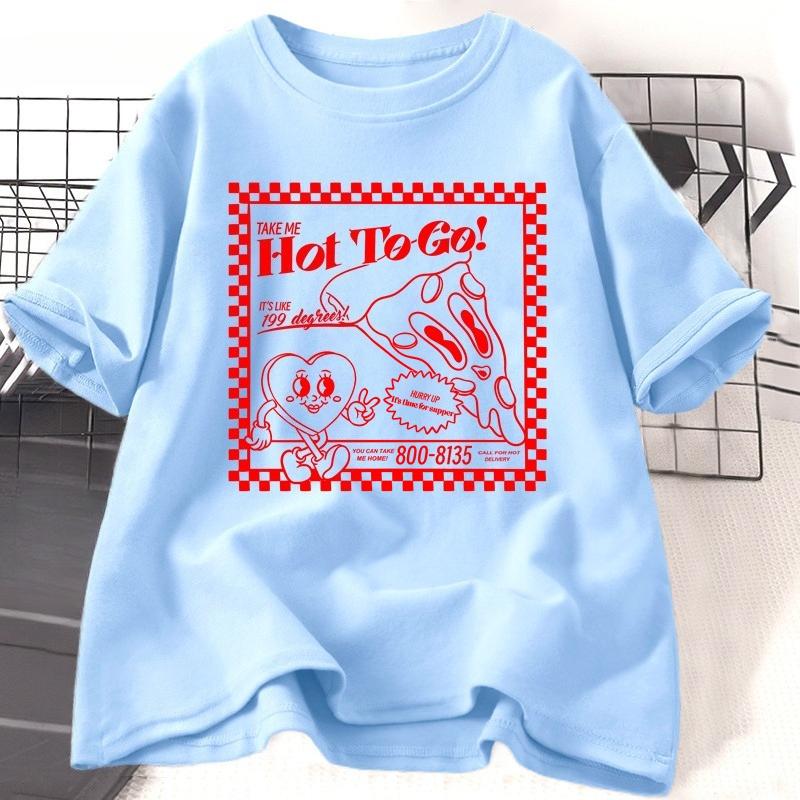 Take Me Hot To Go TShirts Roan Call Me Pretty TShirt Vintage 199 Degrees Pizza TShirt Pride Tees Cotton Casual O Neck T Shirt