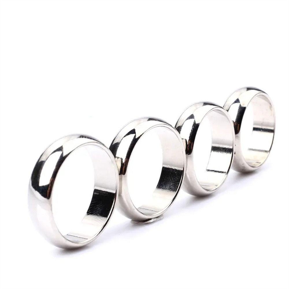Gold Silver Plate Magician Ring Magic Tricks Wizard PK Ring Magnetic Magic Ring  Finger Decoration