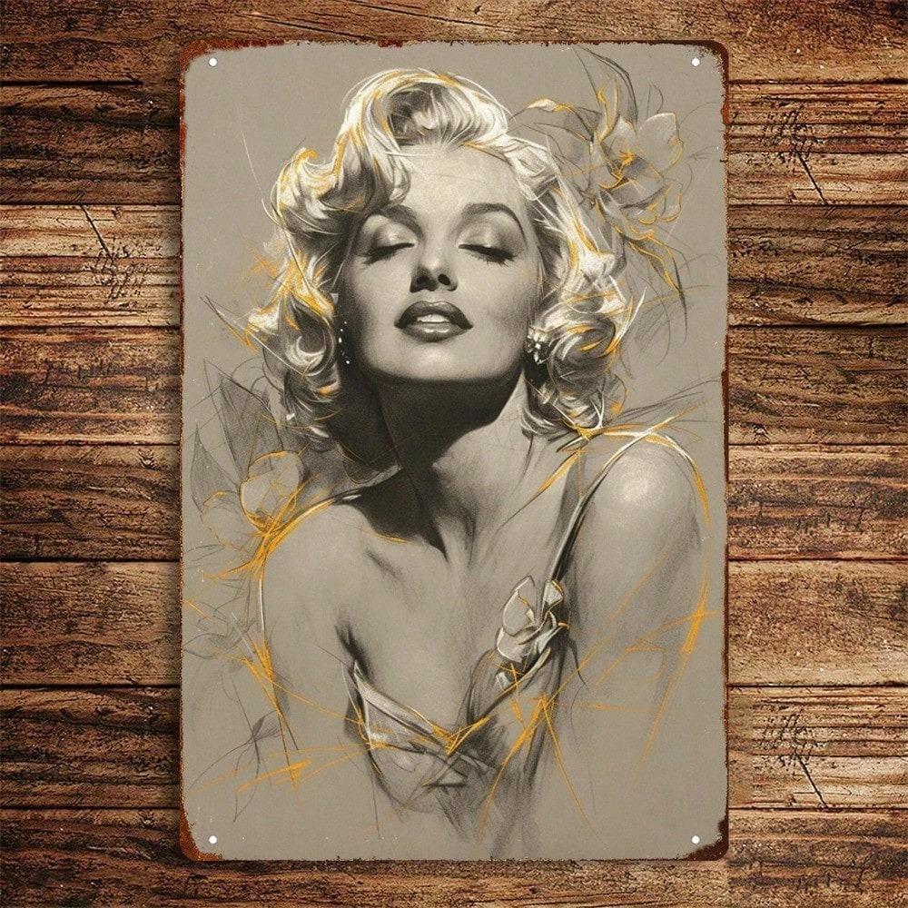 Vintage Retro Movie Tin Metal Sign Wall Decor Bar Cafe Art