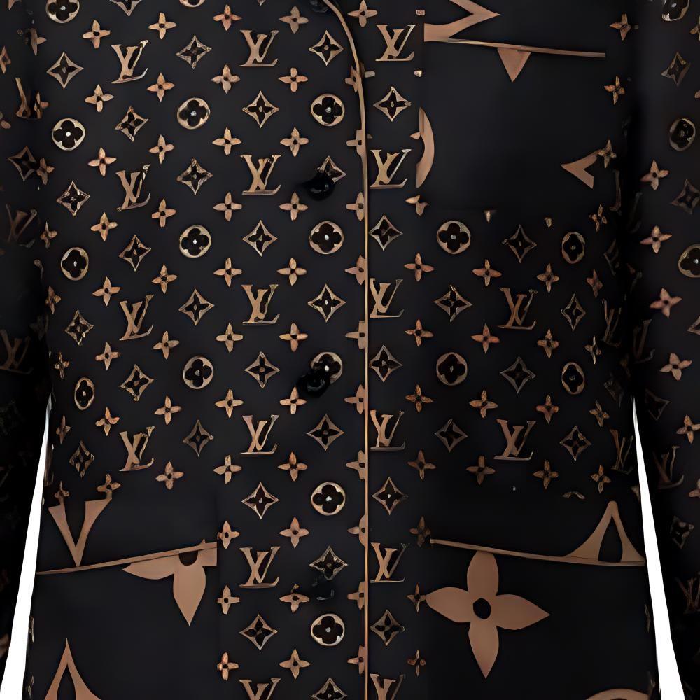 Louis Vuitton Pajama Top Women's Black 1AAG9W