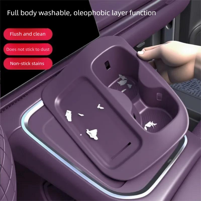 Soft Silicone Car Storage Box For Leapmotor B10 Accessories 2026 2025 Wireless Charging Protect Case Block Dust Panel Container