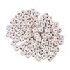 100pcs Mixed Maple Square Bead Letter Cube Loose Spacer Beads For DIY Jewelry Making