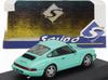 Solido Porsche 911 964 RS Diecast Car Scale Clubsport Coupe 1994 1/43 (Light Green) [Used]