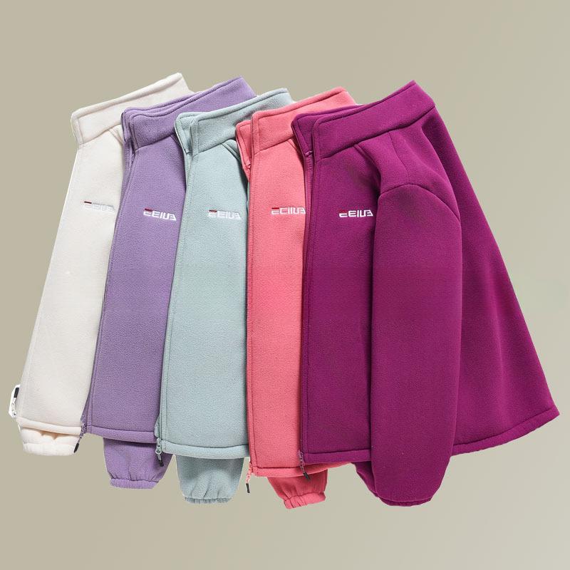 Women's Plus Velvet Thickened Polar Fleece Spring, Autumn and Winter Outdoor Cover Women's Windproof and Warm