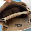 Neue erste Schicht Rindsleder Eimer Tasche Gemüsekorb Tasche Pendler und Freizeit Schulter Umhängetasche Damen Tasche